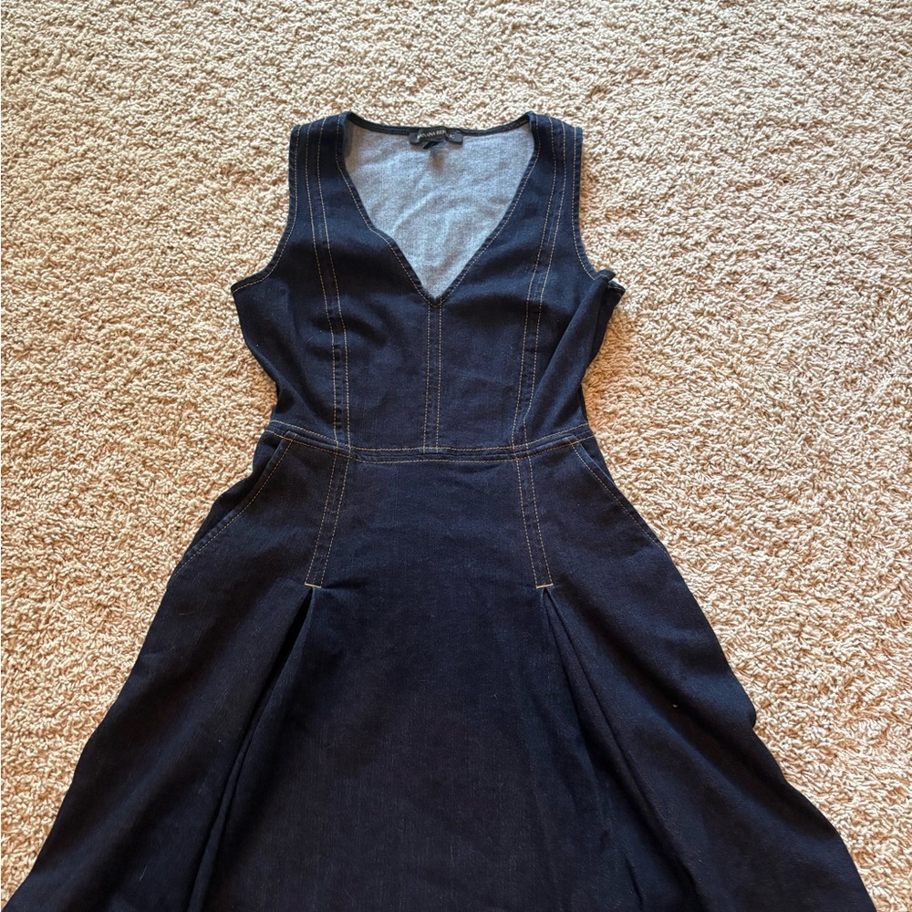 Sleeveless Denim Dress